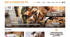 Desktop Screenshot of dietfitnessforall.com